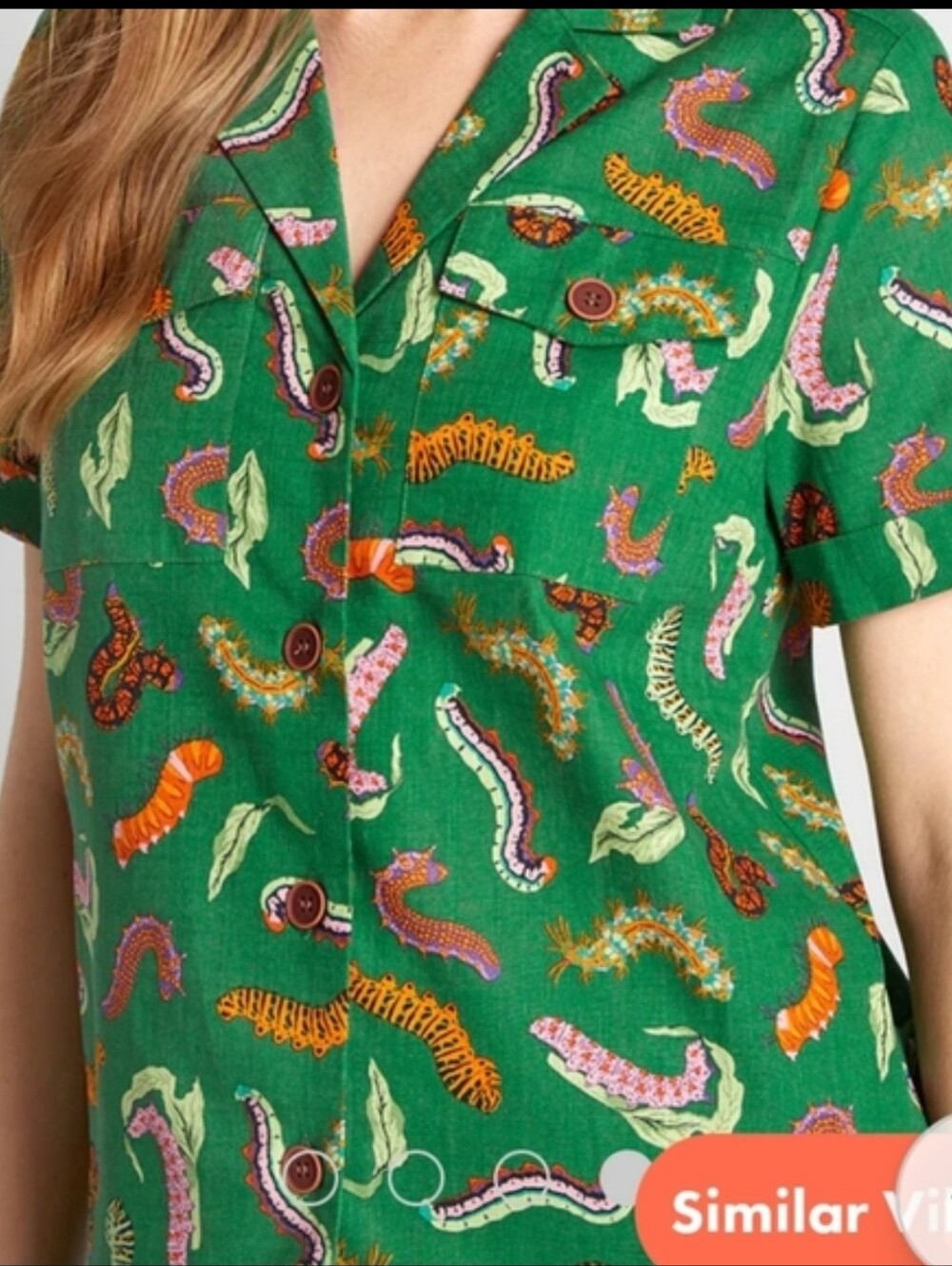 🐛 Constantly Transforming Button-up Top